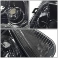 Auto Dynasty Oe Style Smoked Housing Clear Corner Headlight Corner Lamps Tool Kit Compatible With Dodge Charger 06-10