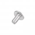 Uxcell Flanged Button Head Socket Cap Screws M4 8mm Hex Drive 304 Stainless Steel Fasteners Bolts Fully Threaded Machine Screw