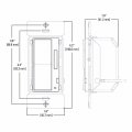 Halo Home In-wall Accessory Dimmer For Use With Smart Lights White