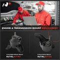 A-premium 2pcs Engine Motor Mount And Transmission Kit Compatible With Kia Sportage 2005-2011 Hyundai Tucson 2005-2009 2 0l