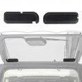 Tailgate Rear Door Glass Heating Line Cover For Jeep Wrangler Jl Jlu 2018 2023 Window Wire Trim Accessories Black Abs Plastic 