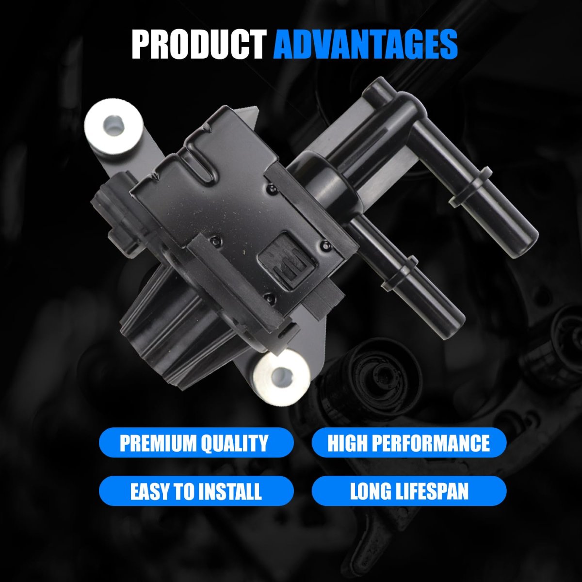 Vapor Canister Purge Valve For Ford F150 2004 2005 2006 Expedition Lincoln Navigator Mark Lt Replaces 911-228