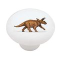 Anchiceratops Dinosaur Decorative High Gloss Ceramic Drawer Knob 