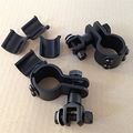 Black 1 4 Engine Guard Crash Bar Mount Footpeg Clamps For Kawasaki Vulcan Vn400 B00ywct9p4 