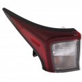 Toyota Prius 2019 2020 2021 2022 Tail Light Driver Side Outer Led Clear And Red Lens Mounts On Quarter Panel Replacement For 