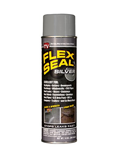 Swift Response Fsslvr20 Flex Seal Liquid Rubber 14 Oz Silver