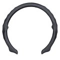 Ribbed Sporty Perforated Nappa Leather Steering Wheel Cover Universal Fit 14 5 To 15 Inches Sw For Car Sedan Coupe Suv Pickup 