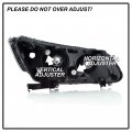 Acanii For Halogen Model W O Led Drl 2013-2015 Honda Accord Sedan Factory Style Headlight Headlamp Left Driver Side