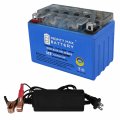 Mighty Max Battery Ytx9-bs Gel Replaces Kawasaki Ninja Zr750 Zx-7rr Zx-9r 12v 2a Chrgr 