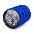 White And Black Horses Valve Stem Caps For Tire Rim Wheel Aluminum Blue