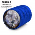 White And Black Horses Valve Stem Caps For Tire Rim Wheel Aluminum Blue