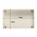 Uxcell 2pcs 80 X 50 26mm Electronic Plastic Diy Junction Box Enclosure Case Beige