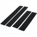 Red Hound Auto Custom Fit 2016-2019 For Toyota Tacoma Double Cab 4pc Door Sill Protector Threshold Kickplates Step Applique 