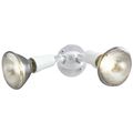 Cooper Lighting Pwt250wh 300w Plastic Twin Head Par Floodlight White 
