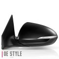 Hy1320227 Factory Style Driver Left Side Mirror Manual Folding Power Adjust Heated Glass Turn Signal Memory Blind Spot