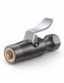 Heavy Duty Brass And Stainless Steel Air Chuck With Double Jaws Lock Open Flow Tire Clips For Inflator Gauge Compressor 