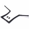 Detachable Adjustable 12 Black Ape Fat Hanger 1 5 Handlebar For 2015-2020 H-d Fltrx Fltrxs Fltru P N Tghd-hb030b-bk 