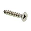 Prime-line Sheet Metal Screw Flat Head Phillips 10 X 1 In Stainless Steel Pack Of 25