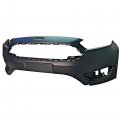 Front Bumper Cover Primered Replacement For 2015-2018 Focus S Se Sel Titanium With Tow Hook Hole 191275298770