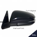 Spieg To1320361 Driver Side Mirror Replacement For Toyota Highlander 2014-2019 Heated W Blind Spot Monitoring Turn Signal Black