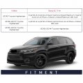 Spieg To1320361 Driver Side Mirror Replacement For Toyota Highlander 2014-2019 Heated W Blind Spot Monitoring Turn Signal Black