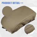Uxcell Car Center Console Armrest Cover Protector Neoprene Fabric For Nissan Altima 2013-2017 Dark Brown