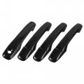 1 Set Gloss Black Car Exterior Outside Door Handle Cover Decor Trim For Ford Explorer Edge 2011-2016 