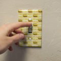 Hamburgers Fries Yum Plastic Wall Decor Toggle Light Switch Plate Cover 