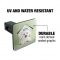 Bichon Frise Maltese Puppy Dog In House Tow Trailer Hitch Cover Plug Insert