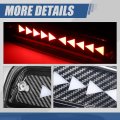Auto Dynasty Sequential Triangle Led Rear Tail Center High Mount Stop Lamp Third Brake Light Compatible With Dodge Ram 1500
