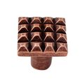 Vicenza Designs K1116 Tiziano Square Knob Large Antique Copper 