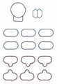 Fel-pro Ms96124 Manifold Gasket Set 