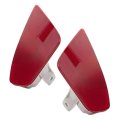 Rear Reflectors For 2024 Subaru Crosstrek Driver And Passenger Side Pair Red Lens With Bulbs Capa Certified Replaces Su1184107 