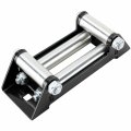 Winch Roller Fairlead 6 In Mount For Steel Cable Atv Utv Winches 4000 To 5500 Lbs Capacity Cnc Machined Frame With Stainless 