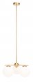 Safavieh Lighting Collection Cantrys Mid-century Modern Retro Gold White Orb Chandelier