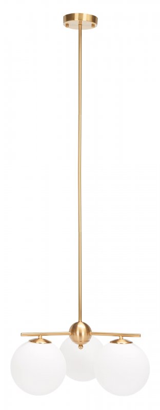 Safavieh Lighting Collection Cantrys Mid-century Modern Retro Gold White Orb Chandelier