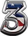Reflective American Flag Number 3 