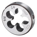 Round Threading Die 9 16-24 Unef Thread Right Hand Screw Cutting Fixed Dies Alloy Tool Steel Tapping Repair