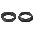 2pcs Rubber Grommets 2-9 16 65mm Drill Hole 2-1 8 54mm Id Top Hat Grommet Black Silicone Plug Gasket For Wiring Automotive 
