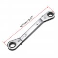 Uxcell Reversible Ratcheting Wrench 1 2-inch X 9 16-inch Offset Double Box End Cr-v