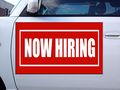 Now Hiring Promotion Business Car Door Magnets Magnetic Signs-qty 2 9 X 12 Inches 