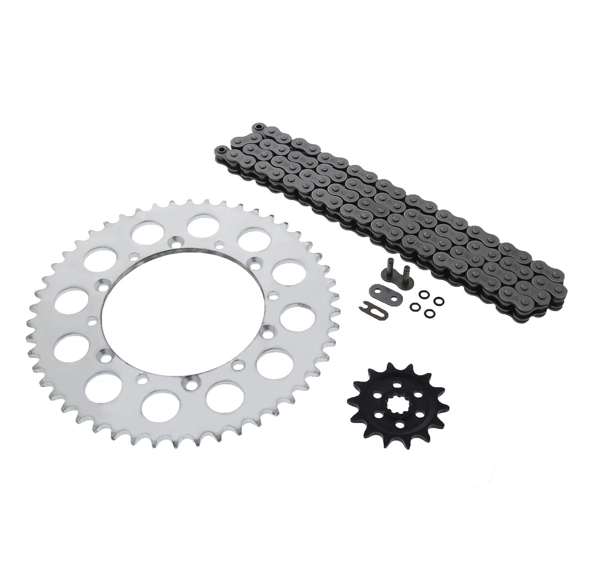 Chain And Sprocket Kit For Kawasaki Klx300 1997 To 2002 O Ring 110l With 13t Front 50t Rear Steel Sprockets