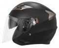 Motorcycle Open Face Helmet Dot Approved Yema Ym-627 Motorbike Moped Jet Bobber Pilot Crash Chopper 3 4 Half With Sun Visor For 