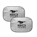 Ipick Image For Ford Mustang 50 Years Universal Fit 28 W X 24 L Dual Panels Easy Folding Windshield Sun Shade