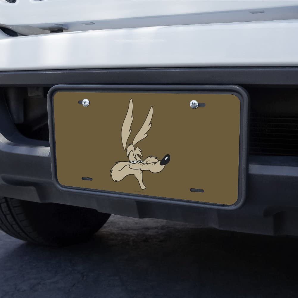 Graphics More Looney Tunes Wile E Face Novelty Metal Vanity Tag License Plate