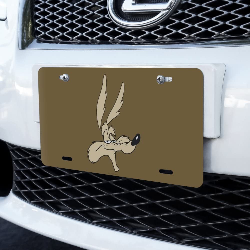 Graphics More Looney Tunes Wile E Face Novelty Metal Vanity Tag License Plate
