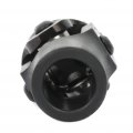 Aintier 3 4 Round -3 Smooth Black Double Universal Steering Shaft U-joint