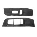 Window Control Switch Panel Trim Carbon Fiber Style Cover Stylish Accessory For 2015 To 2025