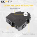 Ocpty Hvac Blend Door Actuator Fits 2000-2005 For Cadillac Deville Air Replacement 604-166 89018380-temp Left Side 2pack
