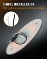 Amber Led Side Marker Lights Universal Mount Waterproof Clearance For Trailer Roof Cab And Running 16 Diodes Surface